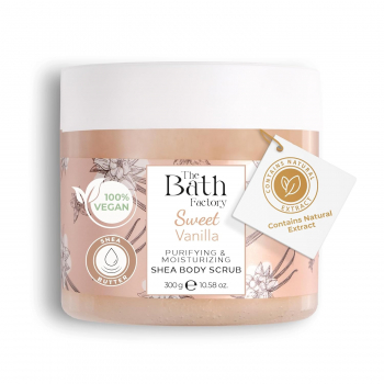 The Bath Factory Body Scrub 300 g - SWEET VANILLA